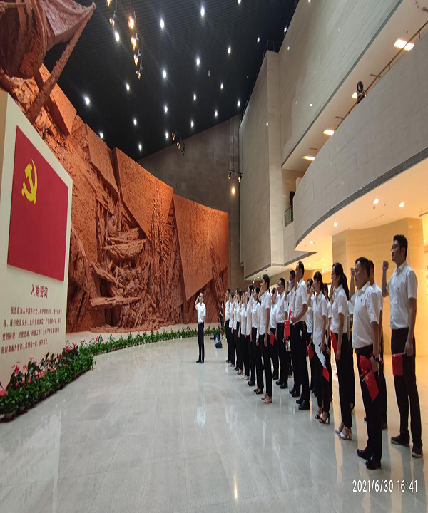 徽鹽地產(chǎn)集團(tuán)開(kāi)展“追憶歷史，重溫入黨志愿書(shū)”主題活動(dòng)